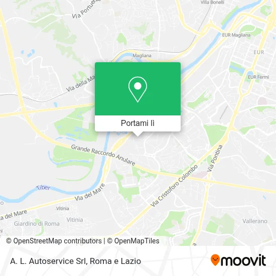 Mappa A. L. Autoservice Srl