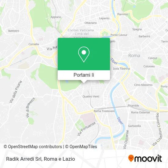Mappa Radik Arredi Srl