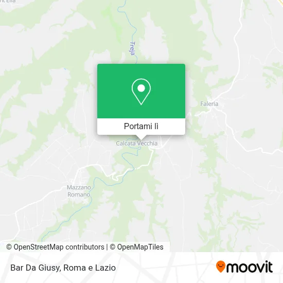 Mappa Bar Da Giusy