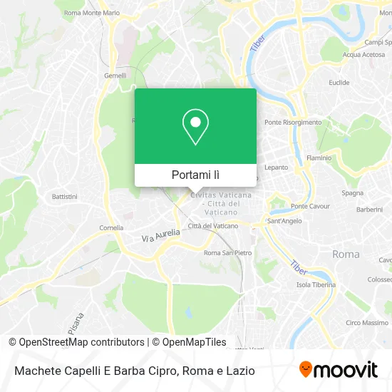 Mappa Machete Capelli E Barba Cipro