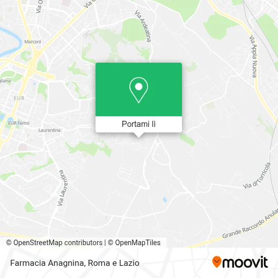 Mappa Farmacia Anagnina