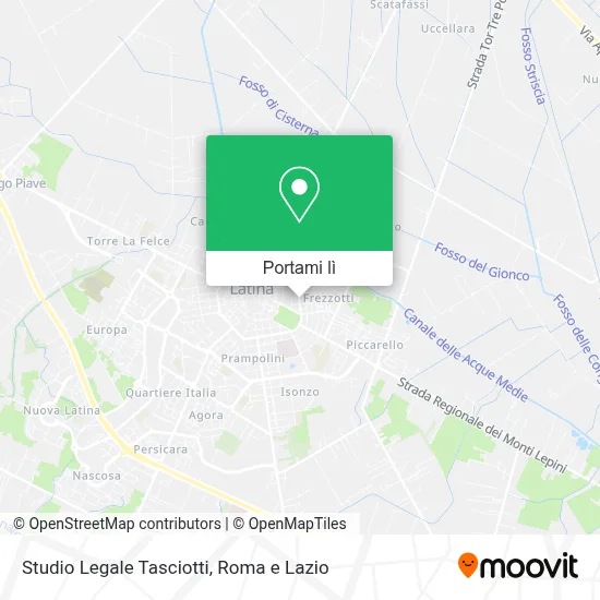 Mappa Studio Legale Tasciotti