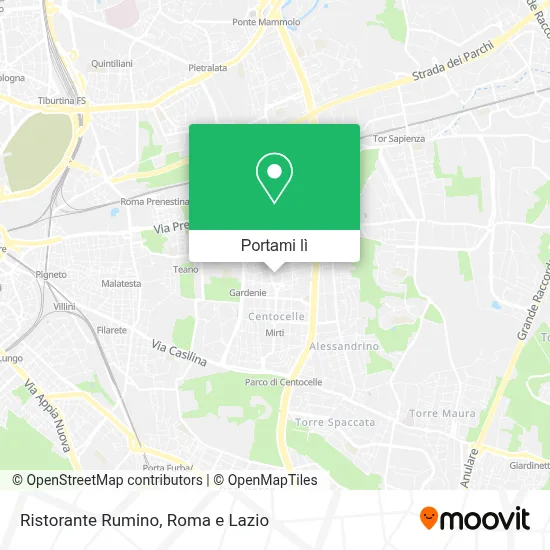 Mappa Ristorante Rumino