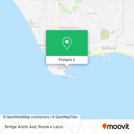 Mappa Bridge Anzio Asd