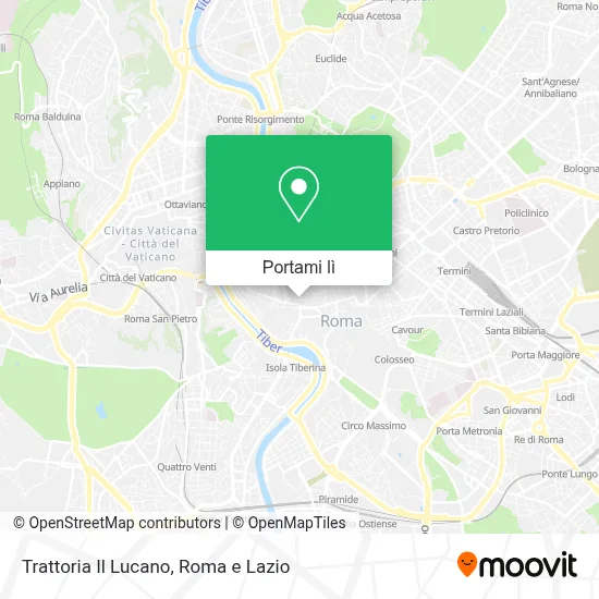 Mappa Trattoria Il Lucano