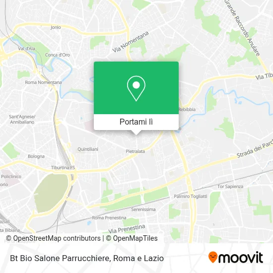Mappa Bt Bio Salone Parrucchiere