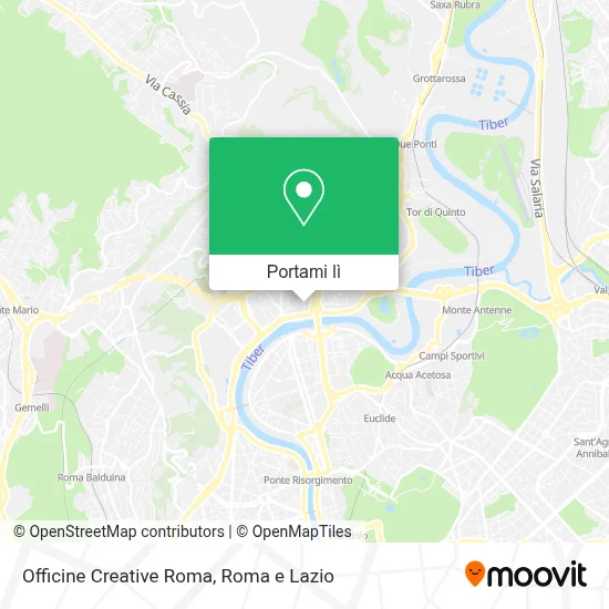 Mappa Officine Creative Roma