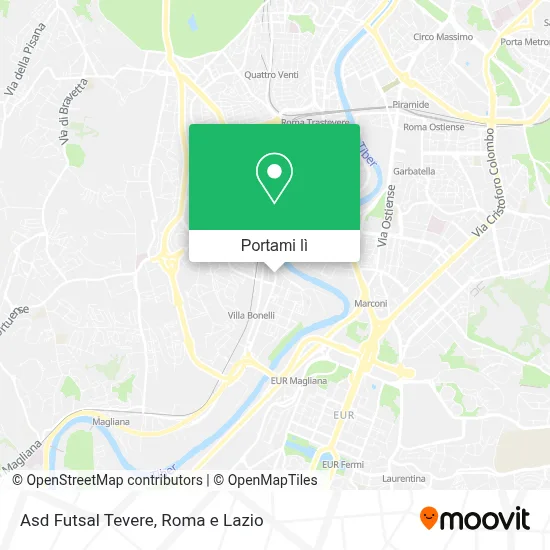 Mappa Asd Futsal Tevere