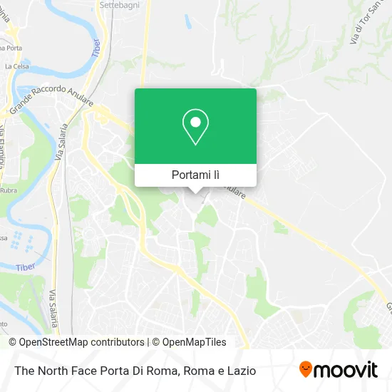 Mappa The North Face Porta Di Roma