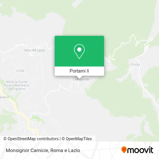 Mappa Monsignor Camicie