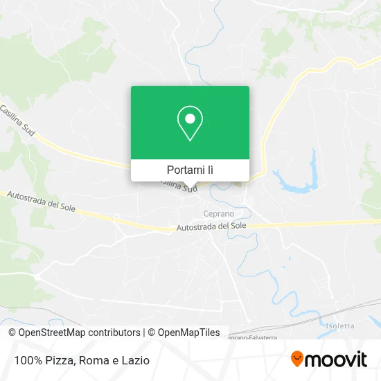 Mappa 100% Pizza