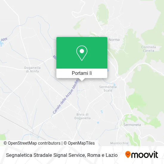 Mappa Segnaletica Stradale Signal Service