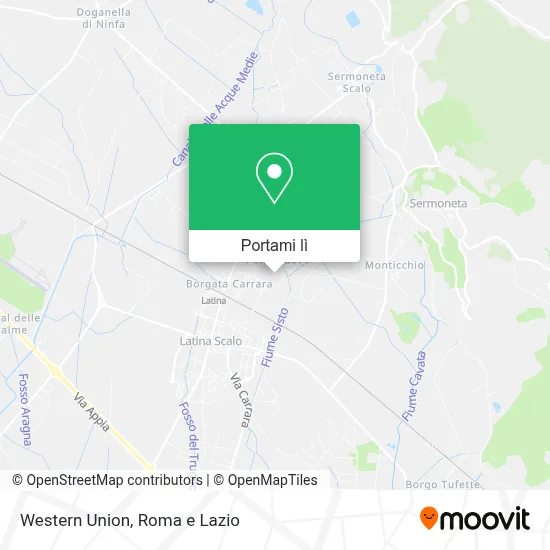 Mappa Western Union