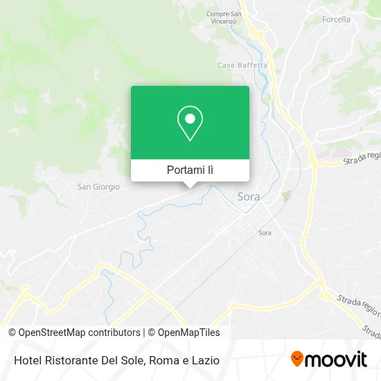 Mappa Hotel Ristorante Del Sole