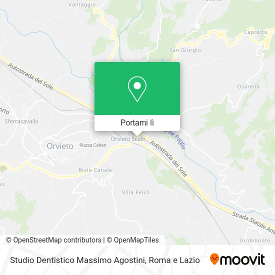 Mappa Studio Dentistico Massimo Agostini