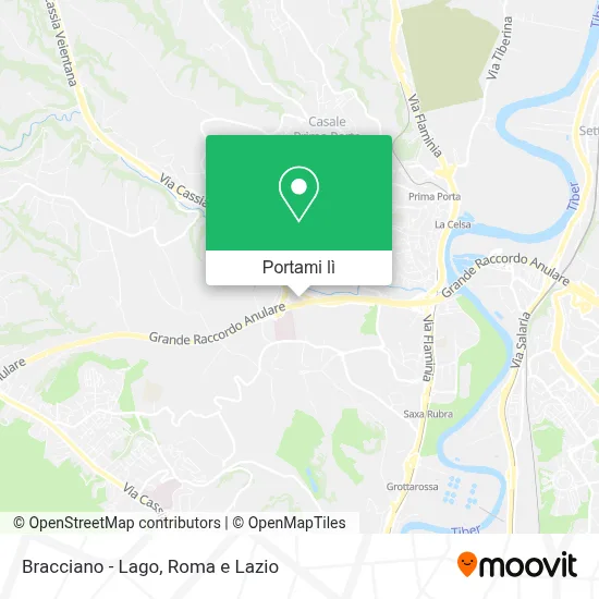 Mappa Bracciano - Lago