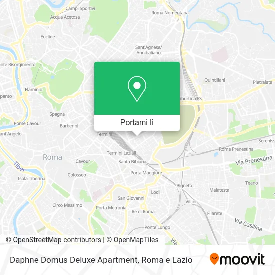 Mappa Daphne Domus Deluxe Apartment