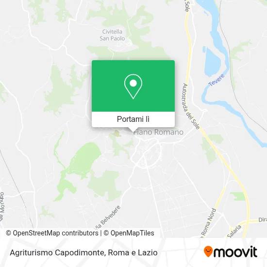 Mappa Agriturismo Capodimonte