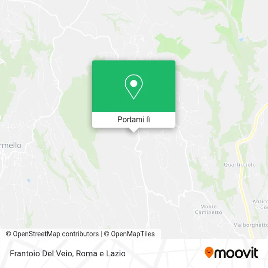 Mappa Frantoio Del Veio