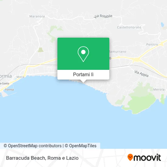Mappa Barracuda Beach