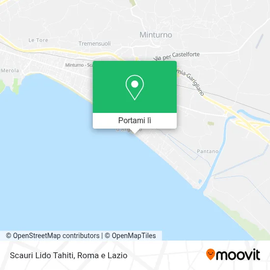 Mappa Scauri Lido Tahiti