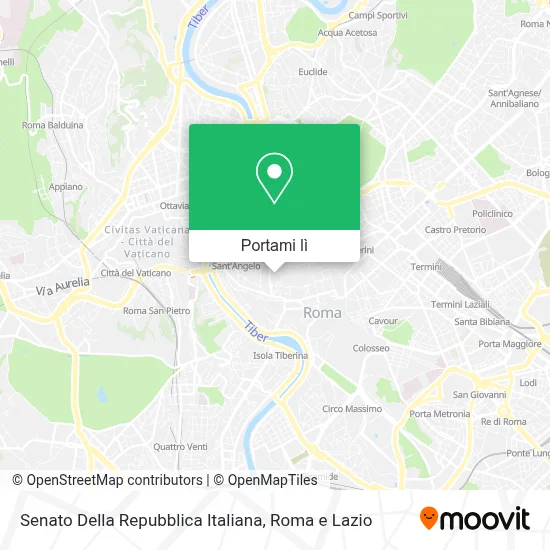 Mappa Senato Della Repubblica Italiana