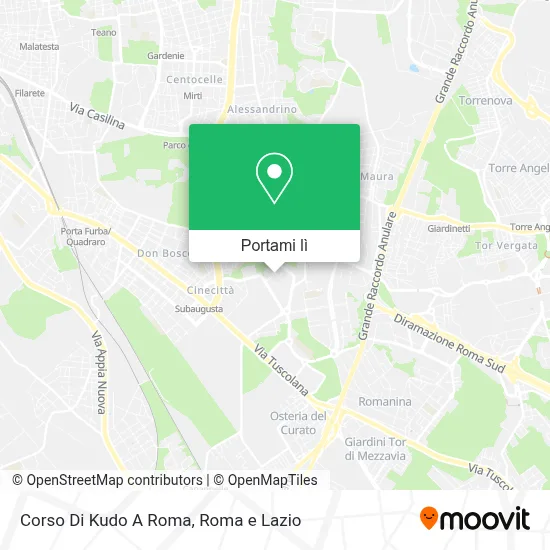 Mappa Corso Di Kudo A Roma