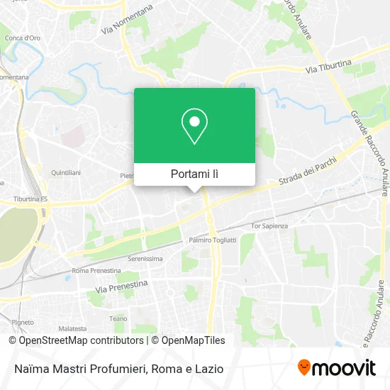 Mappa Naïma Mastri Profumieri