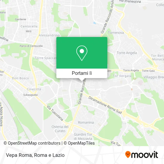 Mappa Vepa Roma