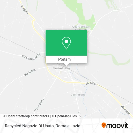 Mappa Recycled Negozio Di Usato