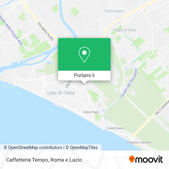 Mappa Caffetteria Tempo