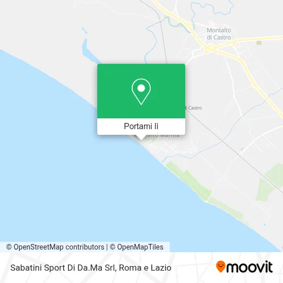 Mappa Sabatini Sport Di Da.Ma Srl