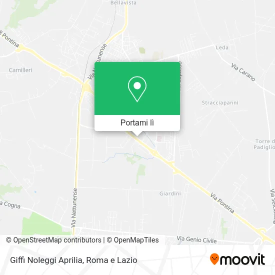 Mappa Giffi Noleggi Aprilia