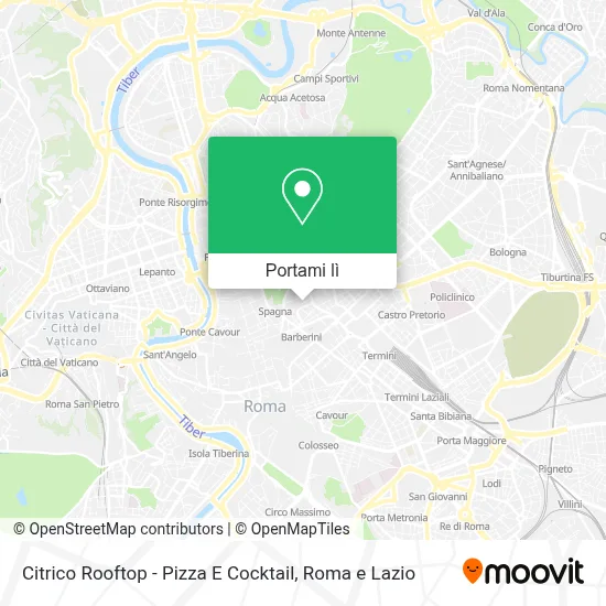 Mappa Citrico Rooftop - Pizza E Cocktail