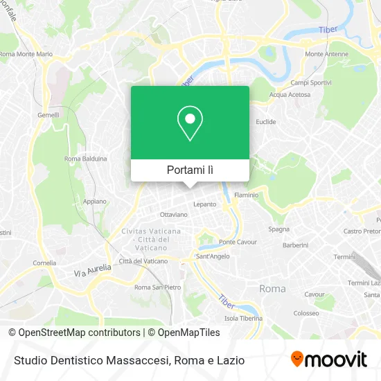 Mappa Studio Dentistico Massaccesi