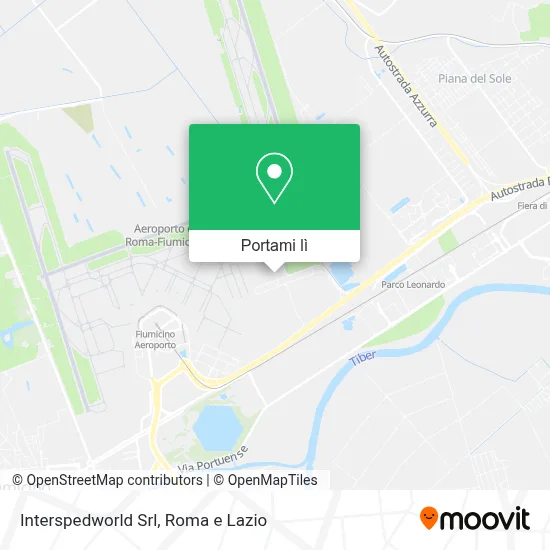 Mappa Interspedworld Srl