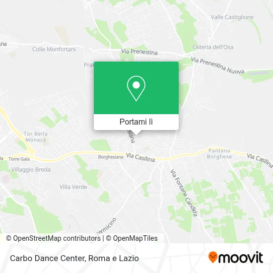 Mappa Carbo Dance Center