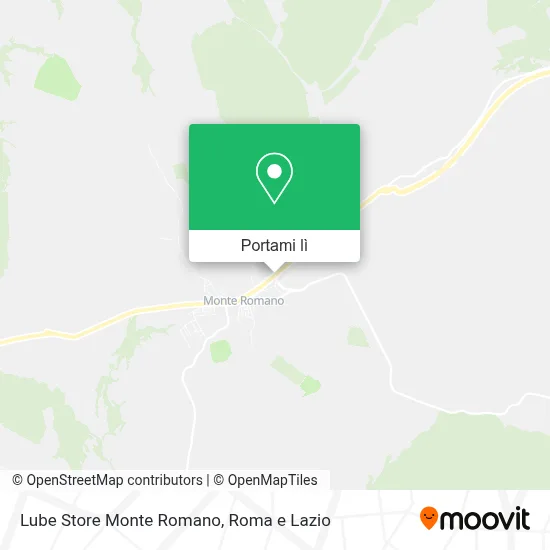 Mappa Lube Store Monte Romano