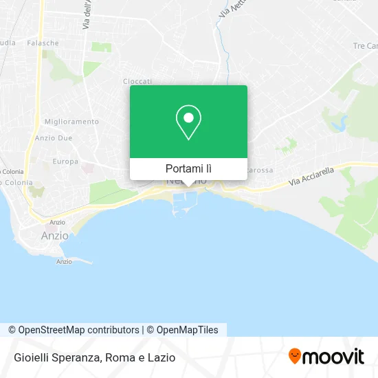 Mappa Gioielli Speranza