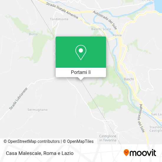 Mappa Casa Malescale