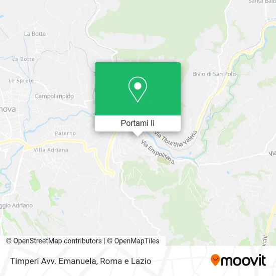 Mappa Timperi Avv. Emanuela