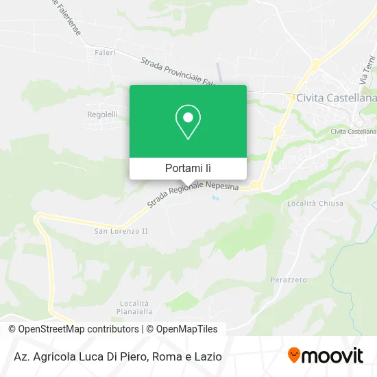 Mappa Az. Agricola Luca Di Piero
