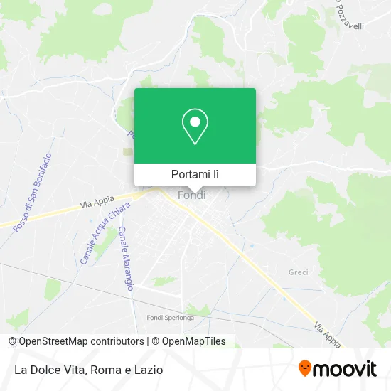 Mappa La Dolce Vita