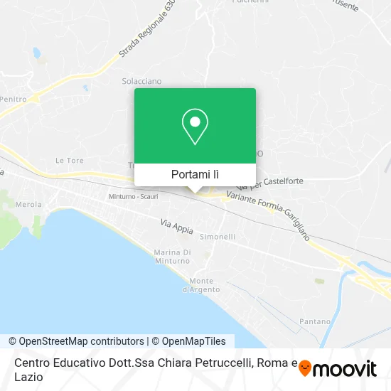 Mappa Centro Educativo Dott.Ssa Chiara Petruccelli