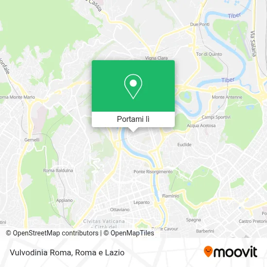 Mappa Vulvodinia Roma