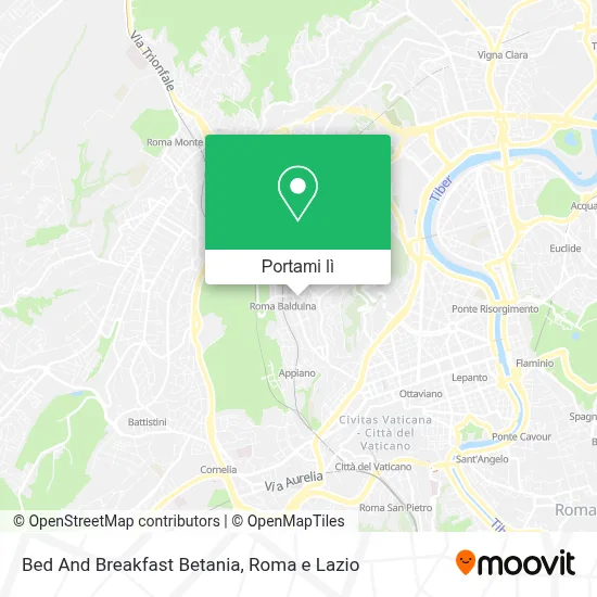 Mappa Bed And Breakfast Betania