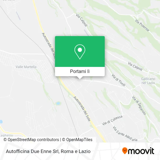 Mappa Autofficina Due Enne Srl
