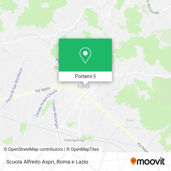 Mappa Scuola Alfredo Aspri