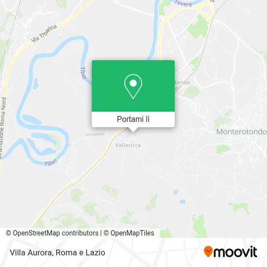 Mappa Villa Aurora