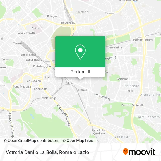 Mappa Vetreria Danilo La Bella